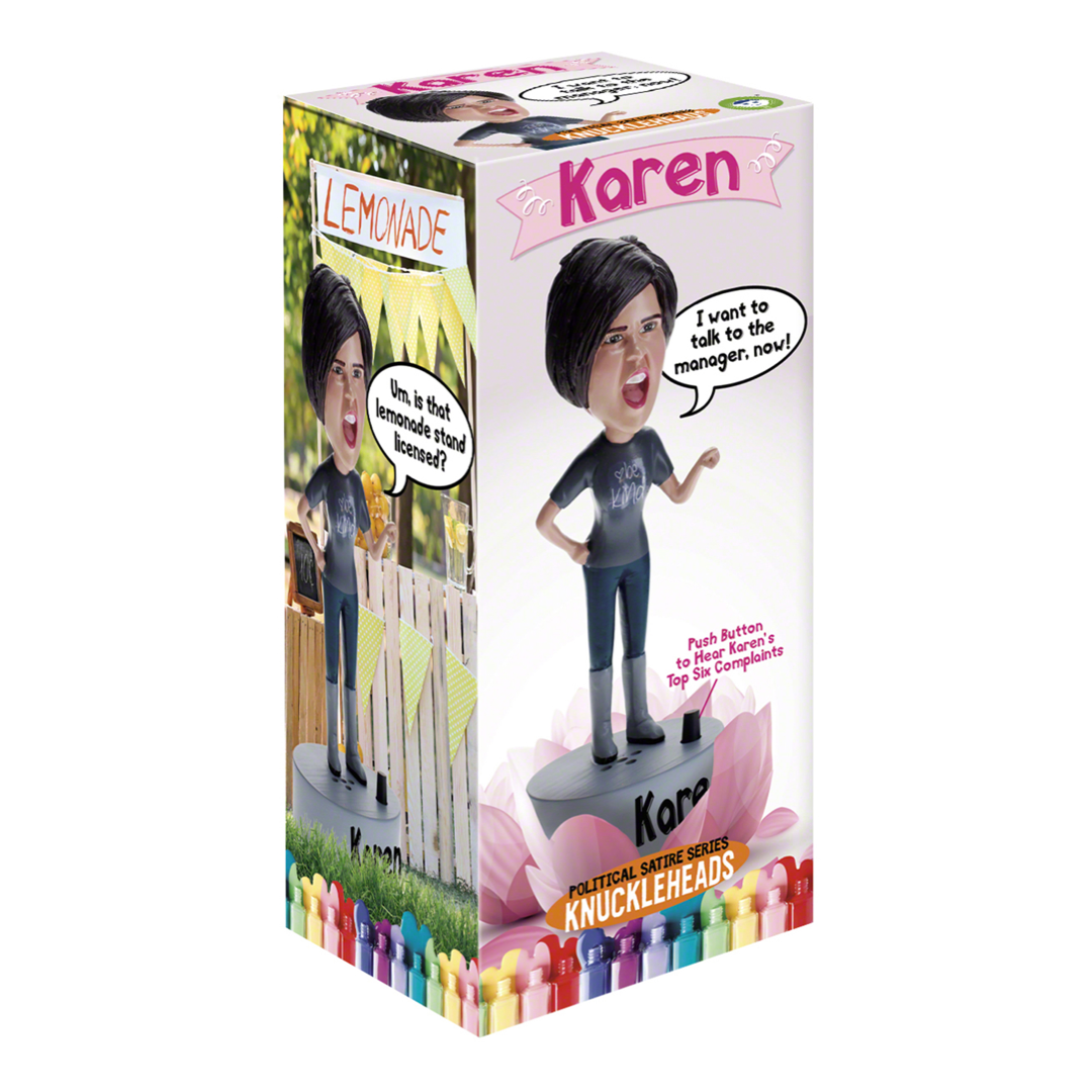 Talking Karen Bobblehead Royal Bobbles Bobbletopia
