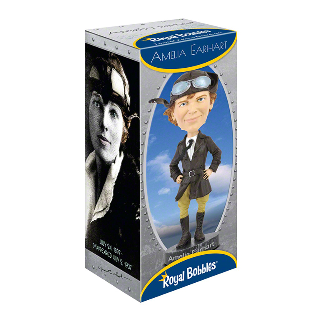 Amelia Earhart Bobblehead Royal Bobbles – Bobbletopia