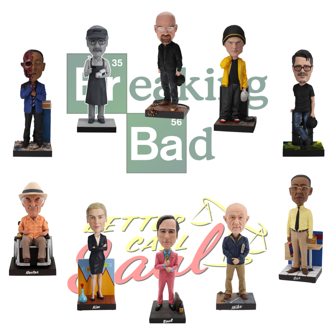 Breaking Bad x Better Call Saul Royal Bobbles Bobblehead Bundle