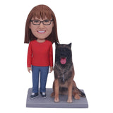 Fully Customizable Person + Animal Bobblehead