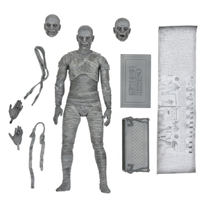 Universal Monsters - Ultimate Mummy (B&W) - 7” Action Figure