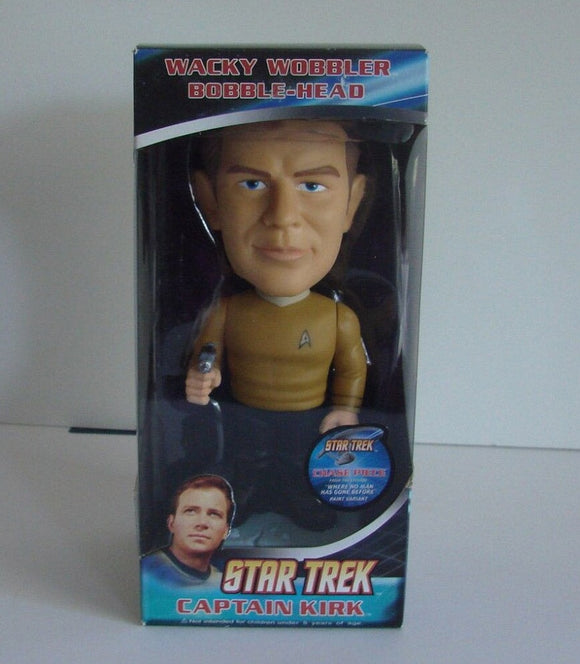Funko Wacky Wobblers: Star Trek - Captain Kirk (Metallic Green Base CHASE)