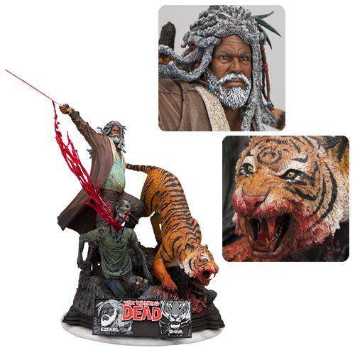 Ezekiel and Shiva - Limited Edition Hand Painted Resin Figure, 13