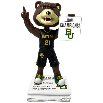 Baylor Bears 2021 NCAA Men's Basketball National Champions Bobblehead (Newspaper)