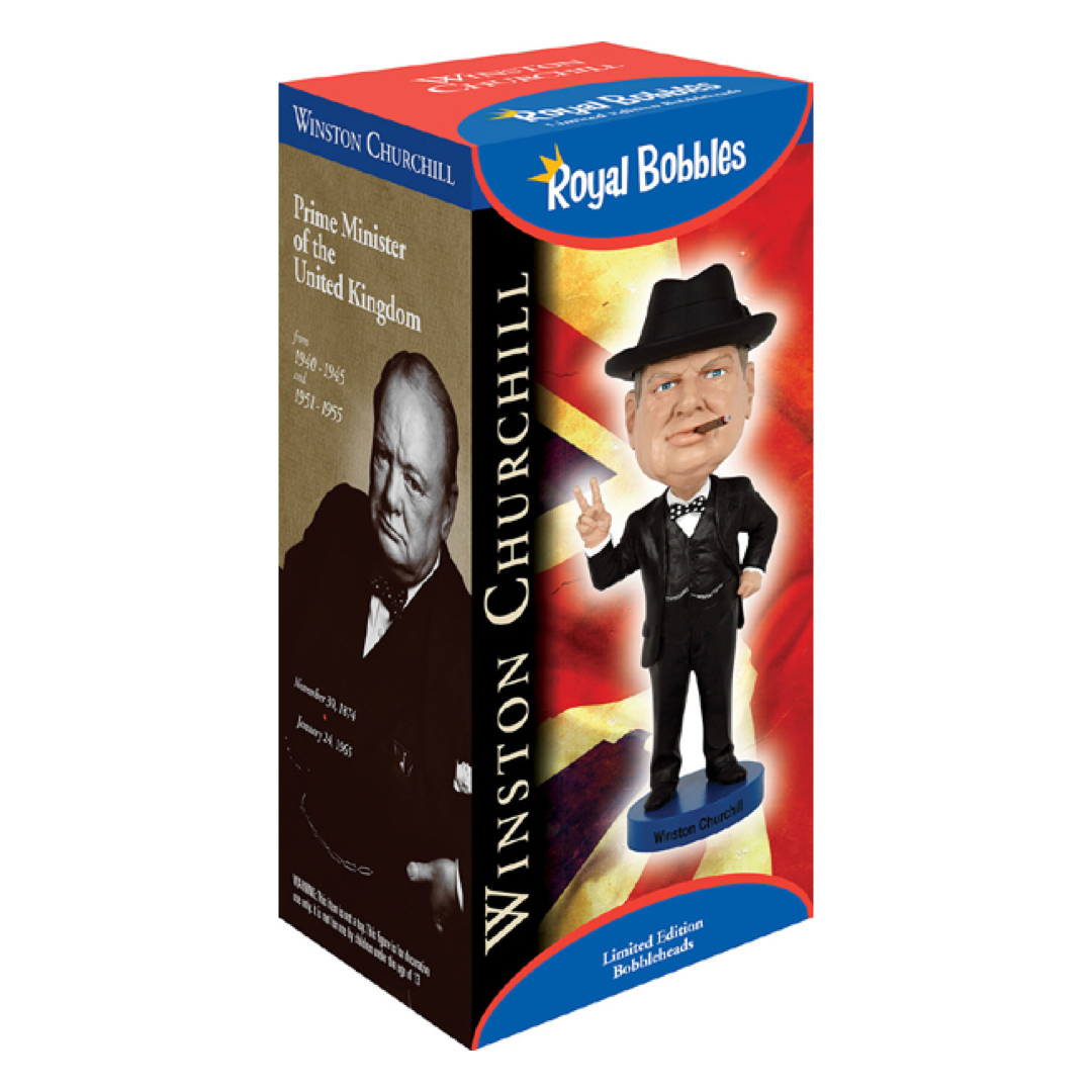 Winston Churchill Royal Bobbles Bobblehead – Bobbletopia