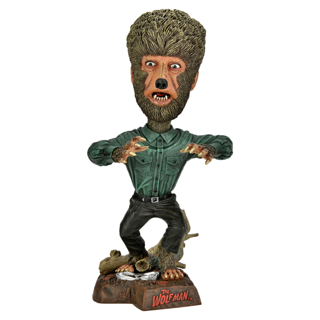 Wolf Man Universal Monsters NECA Head Knocker Bobblehead – Bobbletopia