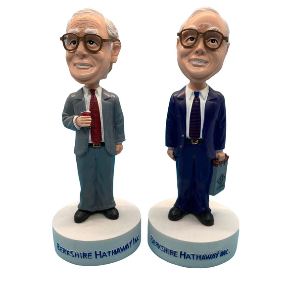 Warren Buffett & Charlie Munger Bobblehead Set